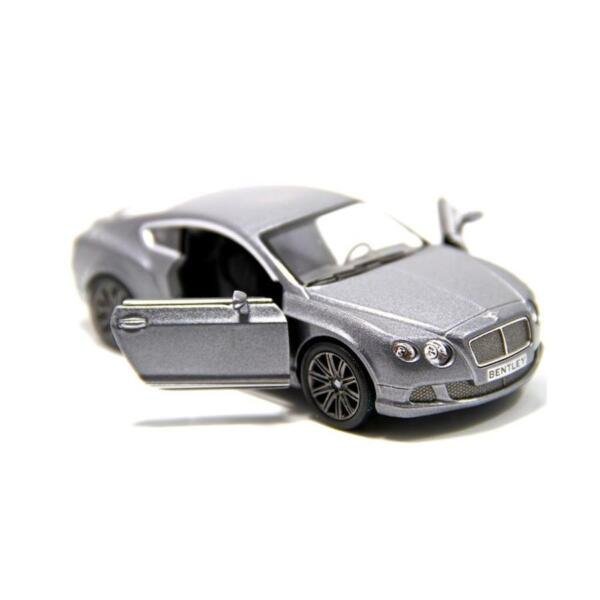 Diecast 2012 Bentley Continental Gt Speed Car 1:38 Grey