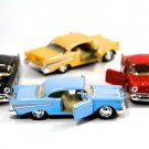 Diecast Set Of 4 5" 1957 Chevrolet Bel Air 1:40 Chevy