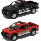 Diecast 2 Pc 5" 2013 Ford F 150 Svt Raptor Supercrew Police/Fire Dicast 1:46