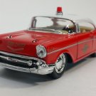 Diecast 5" 1957 Chevrolet Bel Air Fire Chief 1:40 Car Chevy