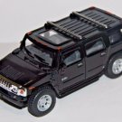 Diecast 5" 2008 Hummer H2 Suv 1:40 Car Pull Action Black