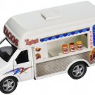 Diecast Taco Truck Die Cast Metal With Pullback Action Ks5255D Catering Deliver