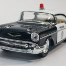 Diecast 5" 1957 Chevrolet Bel Air Police Car 1:40 Chevy Cop