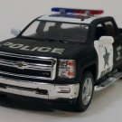 Diecast 5" 2014 Chevrolet Silverado Police Truck 1:46 Chevy