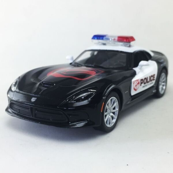 Diecast 5" 2013 Dodge Srt Viper Gts Police Car Cop 1:36