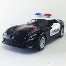 Diecast 5" 2013 Dodge Srt Viper Gts Police Car Cop 1:36