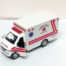 Diecast 5" Ambulance Rescue Team Truck With Open Doors