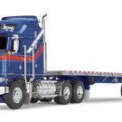 Diecast Dcp 1/64 60 1657 Blue Liberty Edit. Kenworth K100 Flatbed Truck In Box