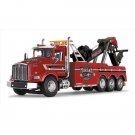 Diecast Dcp Red Morgan Kenworth T800 Tri Axle Wrecker 60 1433 1/64
