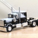 Diecast Dcp Black/Gray Mack Superliner 60" Sleeper Tractor No Box 1/64