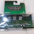 Diecast Dcp/ Gray Tandem Axle Gooseneck Trailer With Working Ramps 1/64