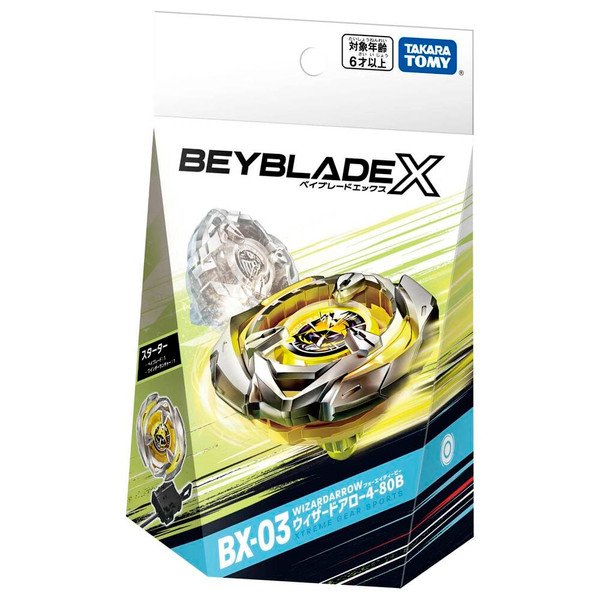 Wizardarrow 4-80B Beyblade X Starter Bx-03 Toys