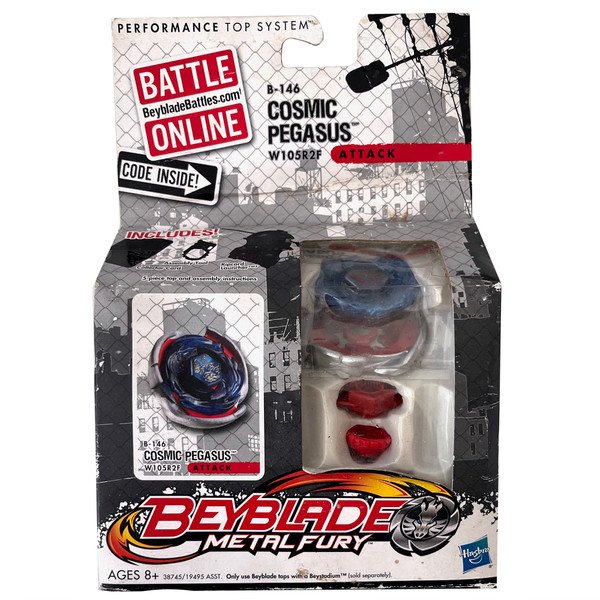 Cosmic Pegasus W105R2F Metal Fury Beyblade B-146 Toys