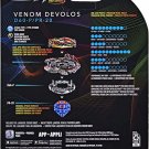Venom Devolos Burst Quaddrive Pro Series Beyblade F4558 Toys