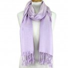 Light Lavender Solid Pashmina Silky Cashmere Feel Shawl Scarf Wrap75 inches x 28 inches