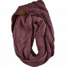 Coco Berry Scarf Soft Chunky Warm Pullover Knit Long Loop Infinity Hood Cowl Scarf