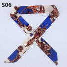S06 Ladies Neck Scarf Long Ribbon Wrap Tied Bag Handle Hair Wrist band Neckerchief
