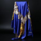 #7 Womens Print Scarf Silk Satin Square Head Shawl Scarfs 35" x 35"