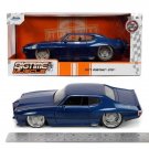 Diecast Bigtime Muscle Series 1971 Pontiac Gto Blue 1/24 Scale Toys