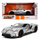 Diecast Bigtime Muscle Series 2017 Ford Gt Performance #17 Silver 1/24 Scale Toys
