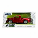 Diecast Just Truck Series 1999 Ford F-150 Svt Lightning Red/Black Stripes 1/24 Scale Toys