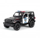 Diecast 5" 2018 Jeep Wrangler Rubicon Police Edition Black/White Toys
