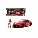 Diecast Robotech 2020 Toyota Supra 1/24 With Miriya Sterling Figure Red Toys