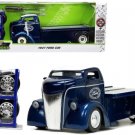 Diecast Just Trucks 1947 Ford Coe Flatbed Truck Blue Extra Wheels 1/24 Toys