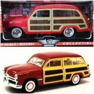 Diecast 1949 Ford Woody Wagon Die Cast 1:24 Collectors Red Color Toys