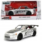 Diecast 2001 Honda S2000 Silver Color Hard Top 1/24 Car Toys