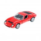 Diecast 5 Inch Lamborghini Miura P400 1/34 Scale Model Red Toys