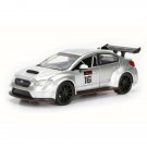 Diecast 2016 Subaru Wrx Sti 1:24 Color Silver Toys