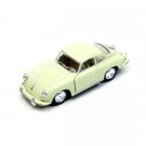 Diecast 5" Porsche 356 B Carrera 2 Model Toy Car 1:32 Cream Toys