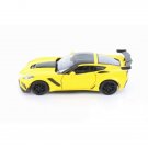 Diecast 2019 Chevrolet Corvette Zr1 Yellow 1/24 By Not Box Toys