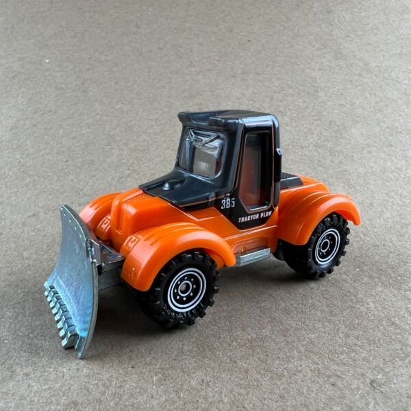 Diecast Plowverizer Orange Gray Tractor Plow 1:64 Deicast Car Loose Toys