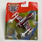 Diecast Sky Buster Duel Tail Jet Plane 27/31 Red White 1:64 Mattel 2022 Toys