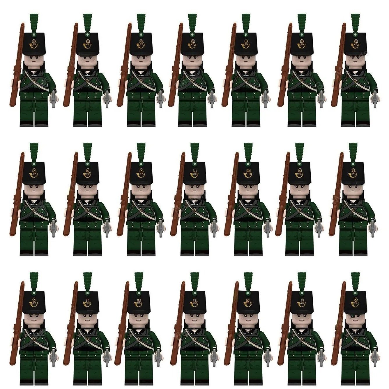 21pcs Napoleonic Wars Legion 95th Rifles British Infantry Soldiers ...