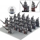 21pcs Mordor Orcs Heavy Armored Army The Lord Of The Rings Minifigures Toys