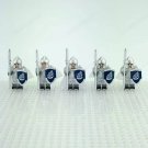 5pcs The Lord Of The Rings Dol Amroth Spearmen The Numenor Soldiers Minifigures