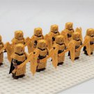 10pcs Galadhrim Warriors The Lord of The Rings Elves Light Sword Army Minifigure