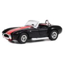 1965 Shelby Cobra 427 - Black w/ Red Stripes Diecast 1:64 Scale Model