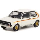 1975 Volkswagen Rabbit Pastel White w/ Custom Stripes Diecast 1:64 Scale Model