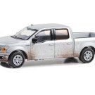 2020 Ford F-150 SuperCrew - Iconic Silver w/ Mud Spray Diecast 1:64 Scale Model