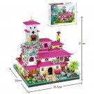 3600PCS Princess Magic Castle House Building Blocks Sakura Wild Villa Bricks Toys Gifts