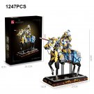 1247PCS Europe Armour Medieval Knight Building Blocks Bricks Soldier Model Toys Gift For Kids Boy