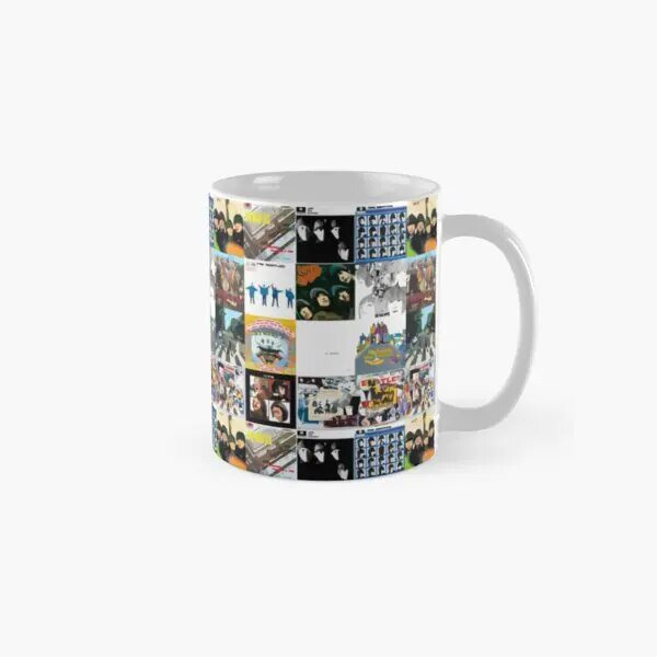 Fab Four Minimalist Discography Classic Mug Cup Drinkware Tea Coffee ...