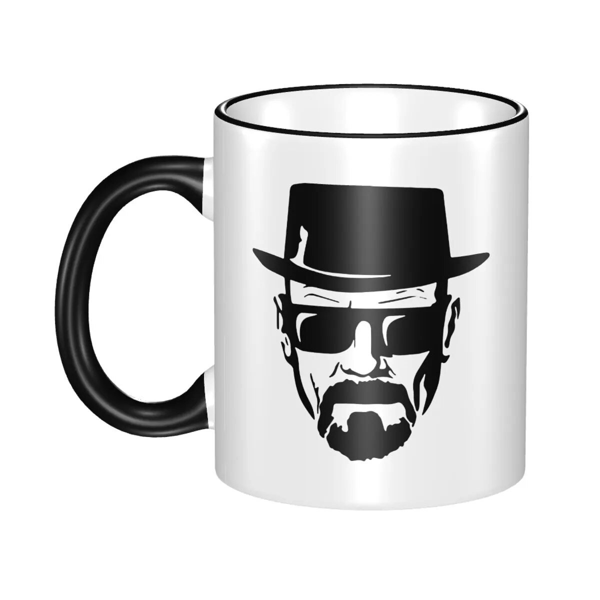 Heisenberg Breaking Bad Walter White Bil Dekal Beer Cup Porcelain ...