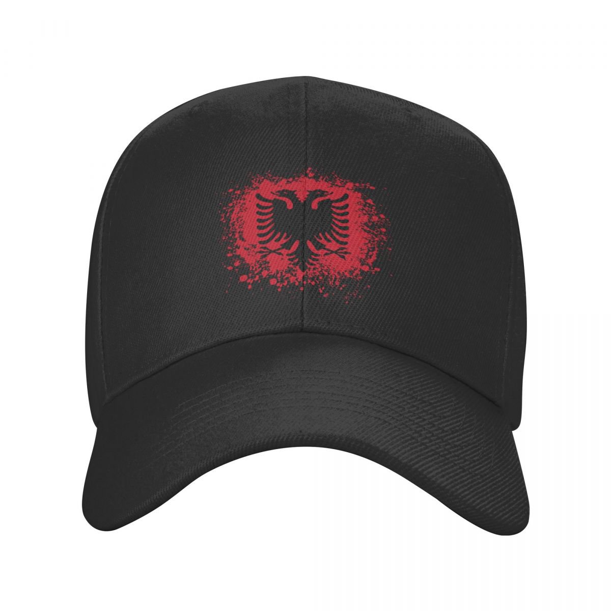 Retro Albania Flag Baseball Cap Men Personalized Adult Albanian Eagle ...