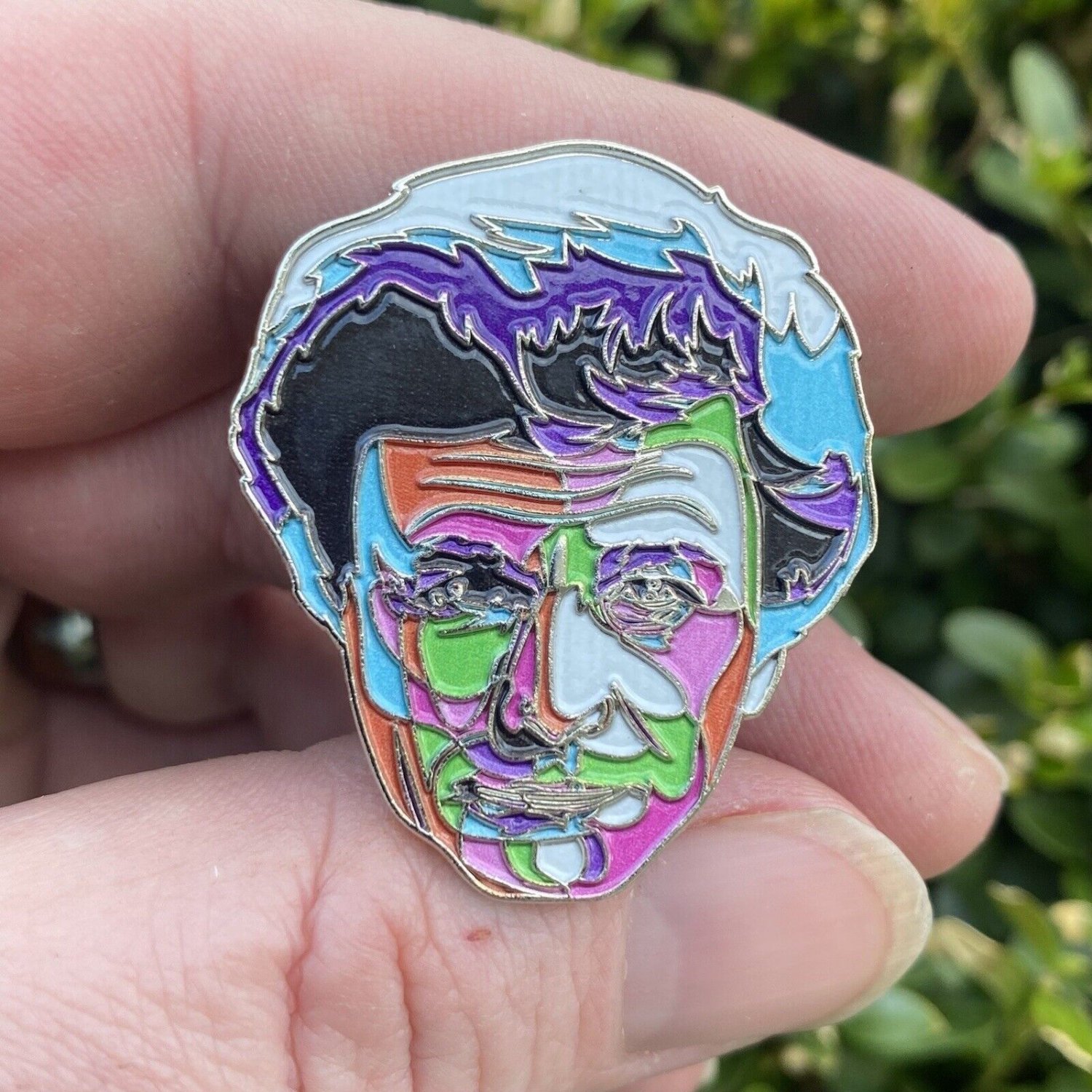 Columbo - Pop Art Style Enamel Pin - 1 1/2&acirc;�� - Peter Falk