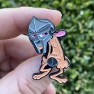 MF REN - MF DOOM/Ren And Stimpy Mashup Enamel Pin - 1 1/2”